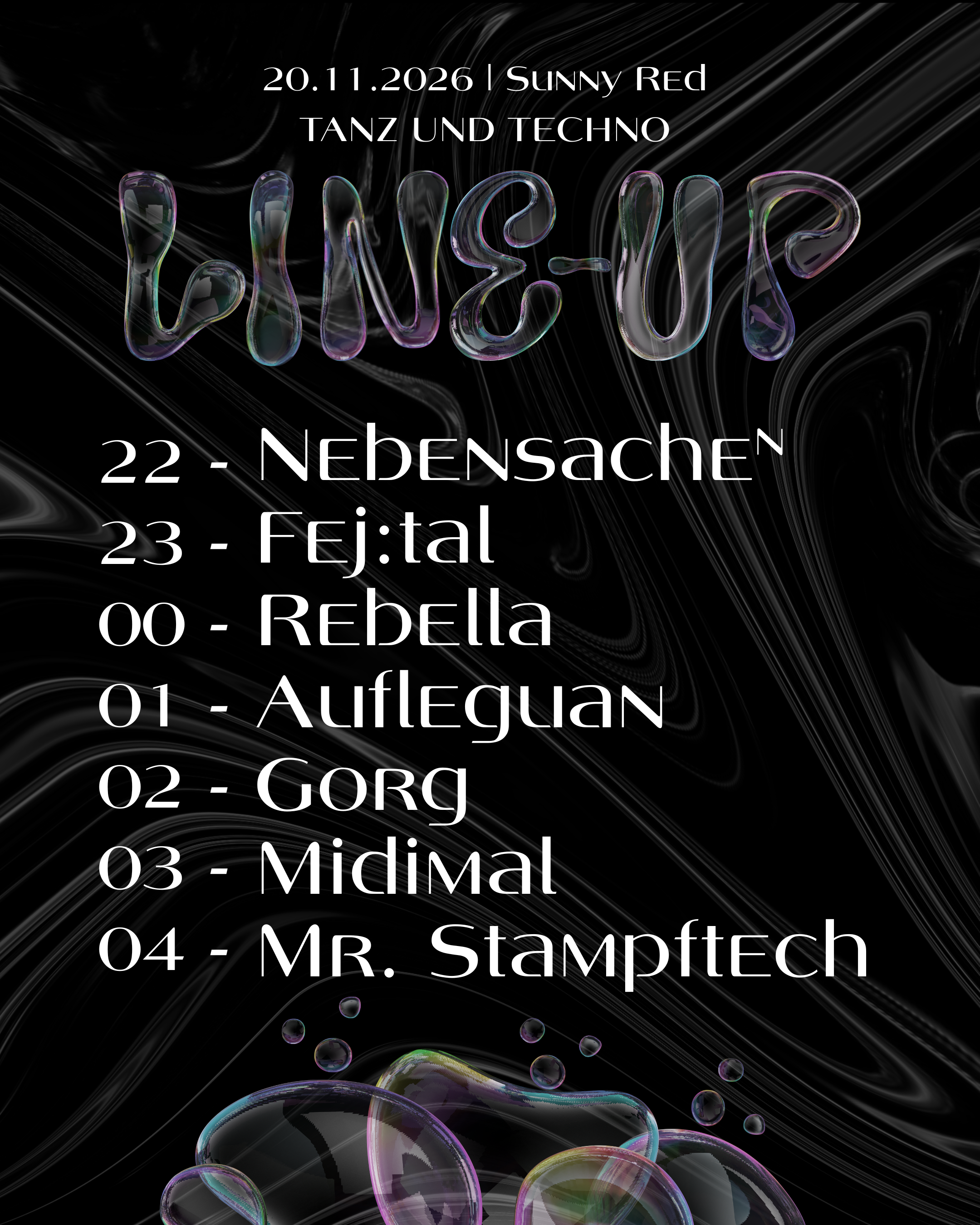 Morph Kollektiv Lineup Sunny Red